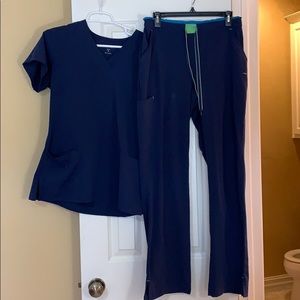 Navy scrubs